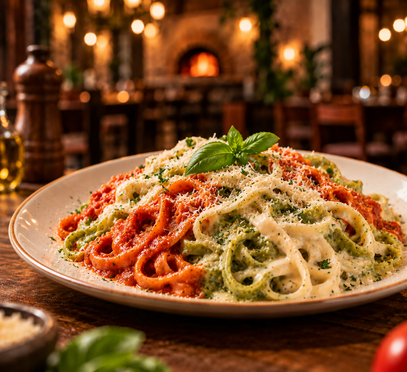 Fetuccini Mixto
